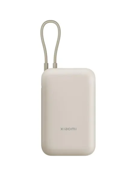 Xiaomi Powerbank 10000mAh Beige Cable Integrado