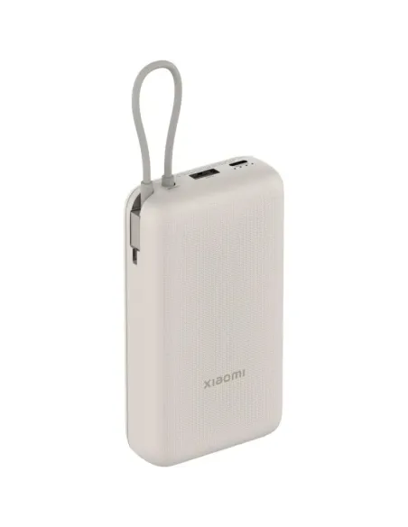 Xiaomi 33W Power Bank 20000mAh Beige con cable integrado