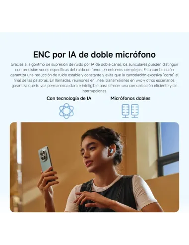 Auriculares TWS Xiaomi Redmi Buds 8 Lite negro con ANC