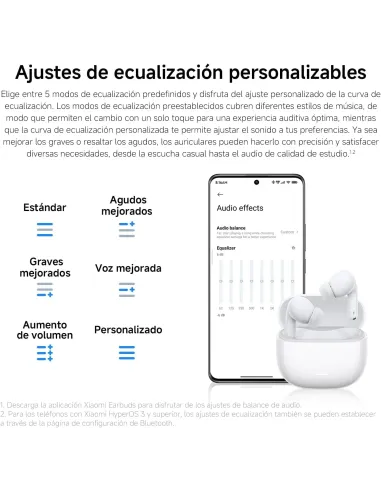 Auriculares TWS Xiaomi Redmi Buds 8 Lite negro con ANC