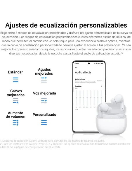 Auriculares TWS Xiaomi Redmi Buds 8 Lite negro con ANC