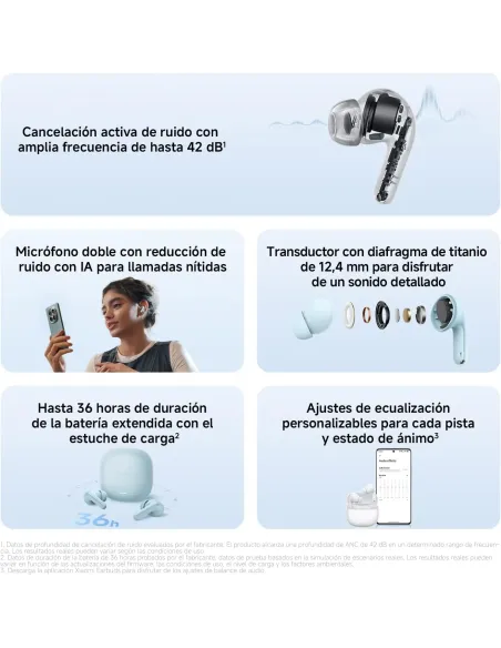 Auriculares inalámbricos Xiaomi Redmi Buds 8 Lite Blancos