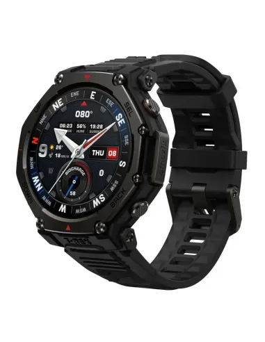 Amazfit T-Rex 3 Pro Negro Bluetooth GPS NFC 44mm AMOLED Resistencia al Agua 10ATM SpO2 Pulsómetro