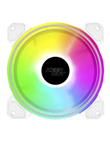 Keep Out XFC-120DRMW Ventilador ARGB 120 mm Blanco