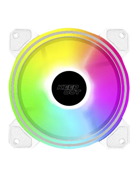 Keep Out XFC-120DRMW Ventilador ARGB 120 mm Blanco