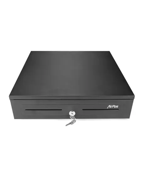 AVPOS Cash-U285 Cajón Portamonedas de Acero Alta Resistencia y Bandeja Extraíble