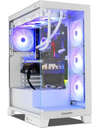 Semitorre ATX NOX Hummer Galaxy Blanca con USB-C