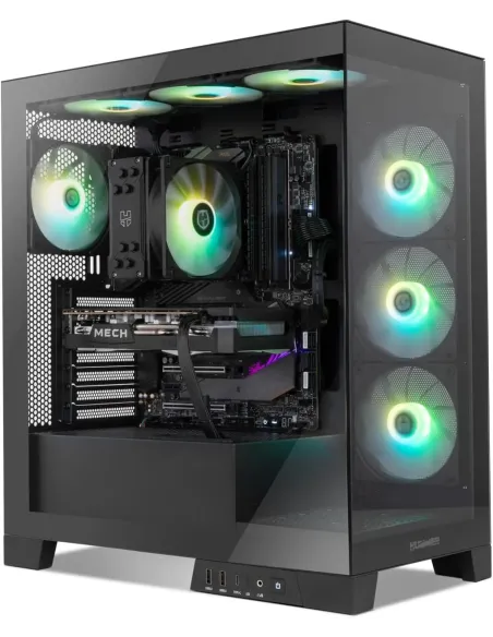 Semitorre ATX NOX Hummer Galaxy Negra con USB-C