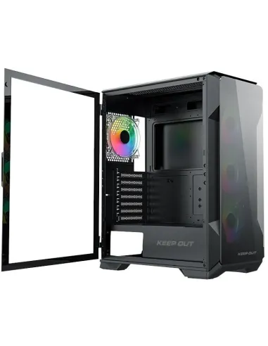 Caja PC Keep Out XC-901 PRO Negra con HUB PWM + aRGB