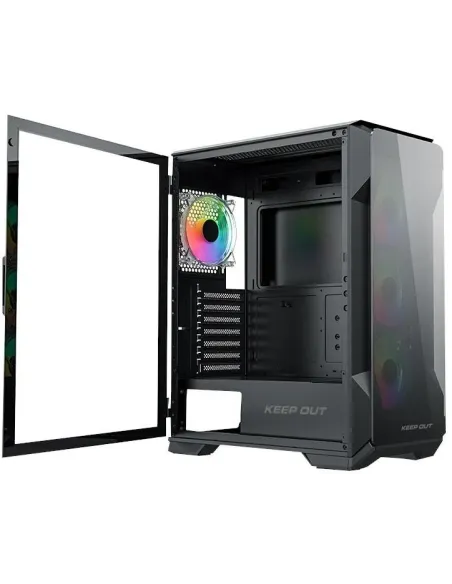 Caja PC Keep Out XC-901 PRO Negra con HUB PWM + aRGB