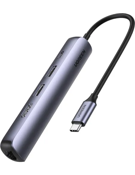 Ugreen 10919 Base para Portátil y Replicador de Puertos