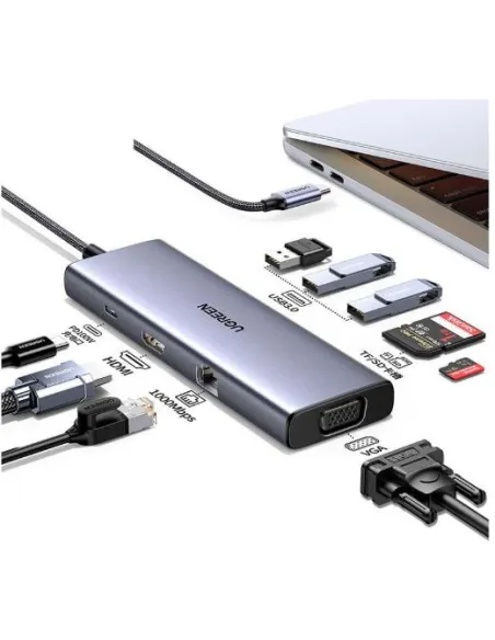 UGREEN UG15600 Revodok USB-C 6-en-1 Hub 4K HDMI