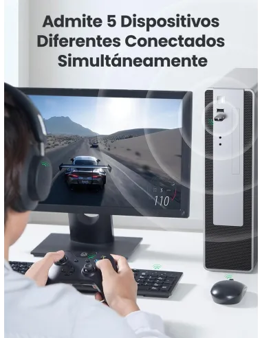 Adaptador USB Bluetooth 5.0 UGREEN 80889 para Windows