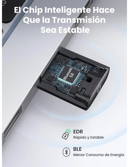 Adaptador USB Bluetooth 5.0 UGREEN 80889 para Windows