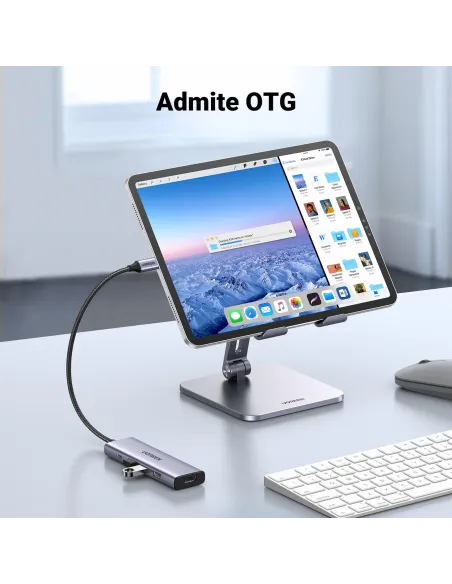 Hub USB-C Ugreen 15596 con HDMI 4K y carga PD
