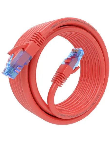 Cable de red Cat 6 RJ45 UTP Aisens A135-0793 40cm Rojo