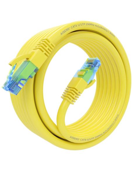 Aisens A135-0838 Cable de Red RJ45 Cat.6 UTP 5m Amarillo
