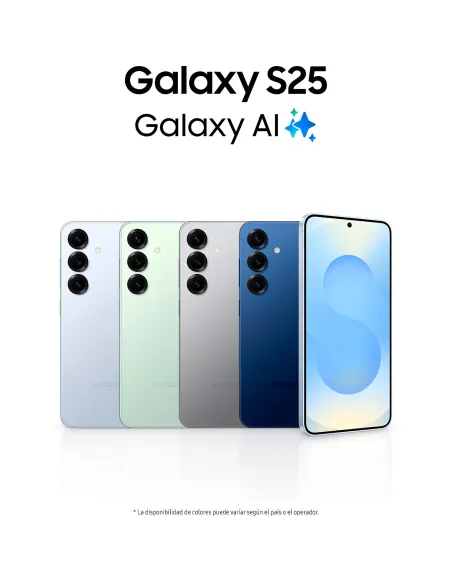 Smartphone Samsung Galaxy S25 5G 12GB/256GB Azul