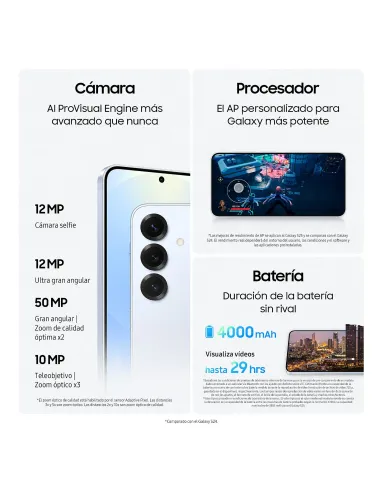 Smartphone Samsung Galaxy S25 5G 12GB/256GB Azul