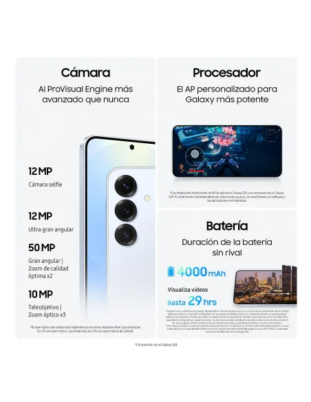 Smartphone Samsung Galaxy S25 5G 12GB/256GB Azul