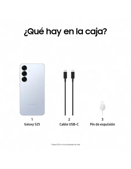 Smartphone Samsung Galaxy S25 5G 12GB/256GB Azul
