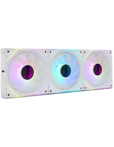 NOX Hummer PRO LINK ARGB Blanca Magnetic Fan Kit 3 Unidades-1406673