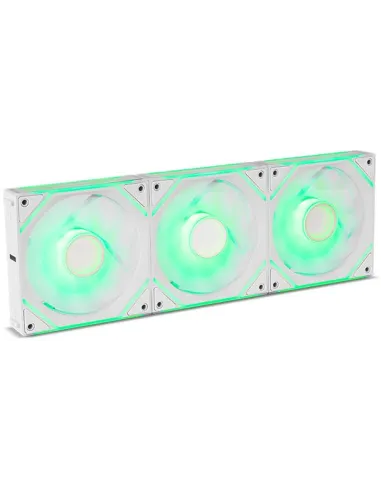 Pack de 3 ventiladores: NOX Hummer PRO LINK ARGB Blanco