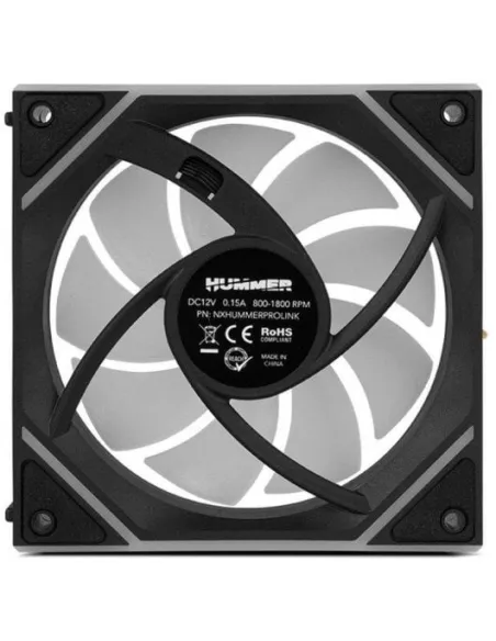 Pack de 3 ventiladores: NOX Hummer PRO LINK ARGB Negro