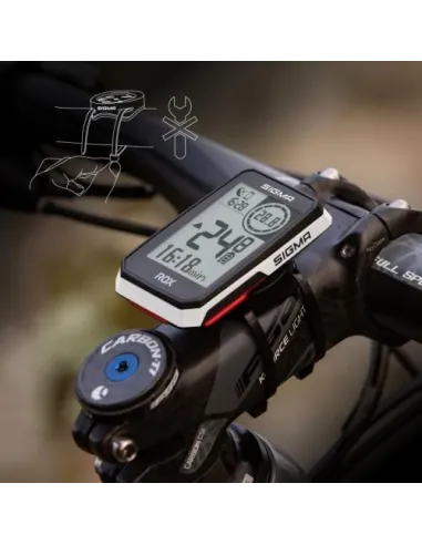 Ciclocomputador GPS Sigma ROX 2.0 blanco para rutas