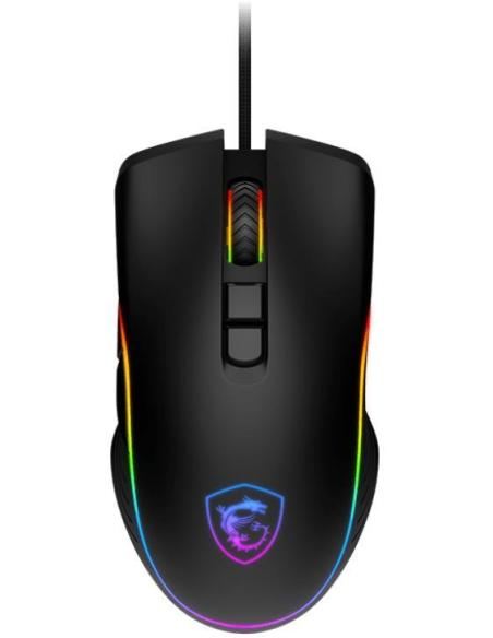 MSI Forge GM300 Ratón Óptico Gaming 7200 DPI Negro