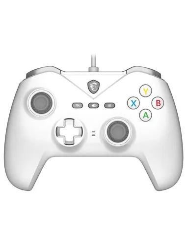 MSI Force GC200 White Gamepad con Gatillos Hall USB 2M Windows/Android