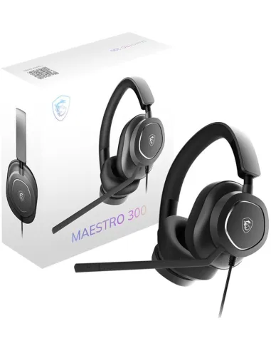 Auriculares gaming USB-C MSI MAESTRO 300 Negro con micro