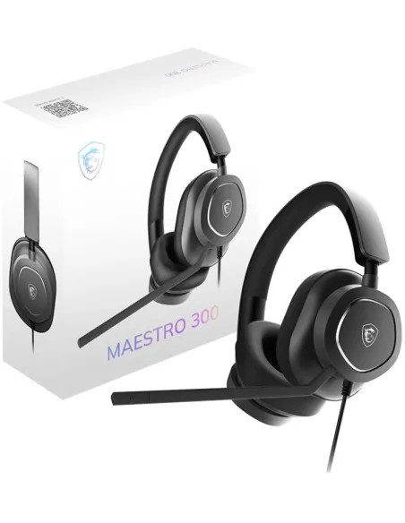 Auriculares gaming USB-C MSI MAESTRO 300 Negro con micro