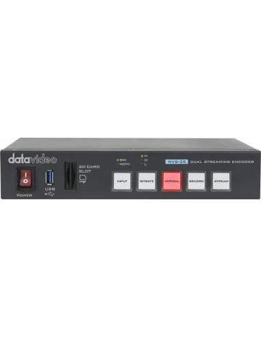 Datavideo NVS-35 Negro Doble Codificador y Grabador de Streaming