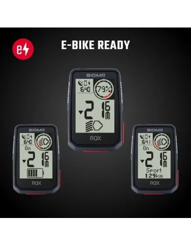 Ciclocomputador GPS Sigma ROX 2.0 blanco con IPX7