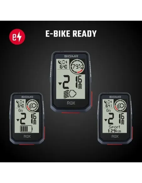 Ciclocomputador GPS Sigma ROX 2.0 blanco con IPX7