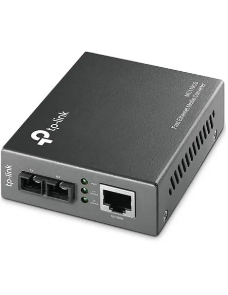 TP-Link MC110CS Convertidor de Medios RJ-45 a TX/RX Negro