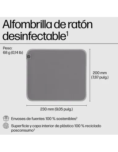 Alfombrilla para ratón desinfectable HP 100
