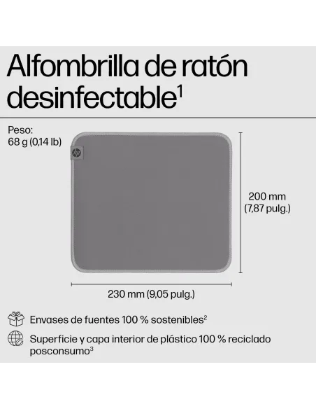 Alfombrilla para ratón desinfectable HP 100