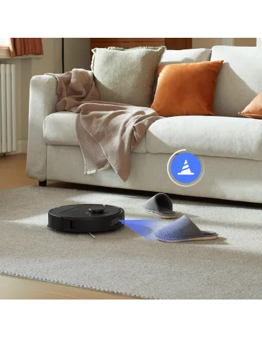 Aspiradora robot Roborock QR 598 Negro con base autovaciado