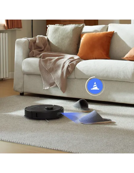 Aspiradora robot Roborock QR 598 Negro con base autovaciado