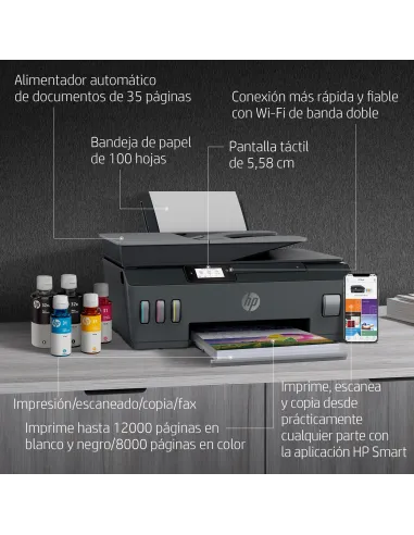 Impresora multifunción HP Smart Tank Plus 655 Wi-Fi