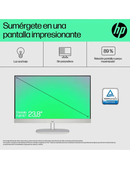 All-in-One HP 24-cr0120ns 23,8" FHD para casa