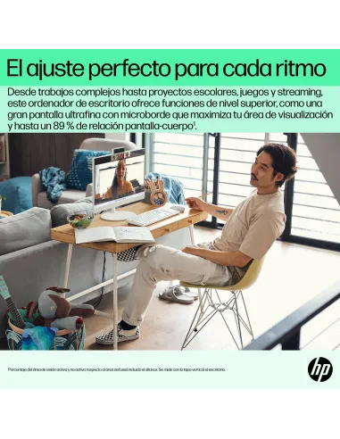 All-in-One HP 24-cr0120ns 23,8" FHD para casa