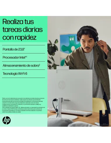 All-in-One HP 24-cr0120ns 23,8" FHD para casa