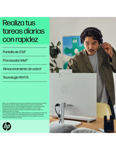 All-in-One HP 24-cr0120ns 23,8" FHD para casa