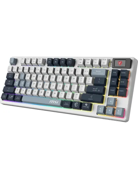 Teclado MSI Forge GK600 TKL WIRELESS SKY ES