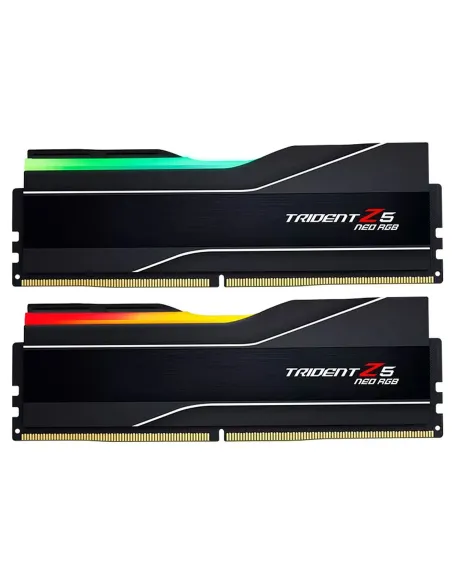 G.Skill Trident Z5 Neo RGB F5-6000J3636F16GX2-TZ5NR DDR5 32GB (2x16GB) 6000MHz CL36 AMD EXPO Iluminación Multicolor