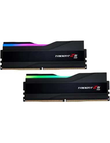 G.SKILL Trident Z5 RGB F5-6000J3636F32GX2-TZ5RK DDR5 64GB (2x32GB) 6000MHz CL36 Negra AMD EXPO Iluminación Multicolor