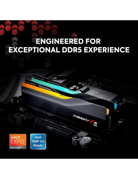G.SKILL Trident Z5 RGB F5-6000J3636F32GX2-TZ5RK DDR5 64GB